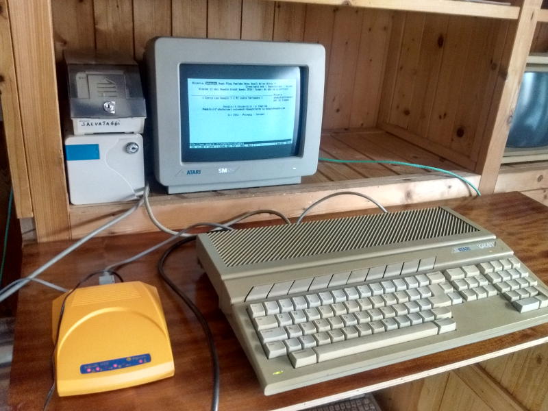 Navigando sul web con un Atari ST